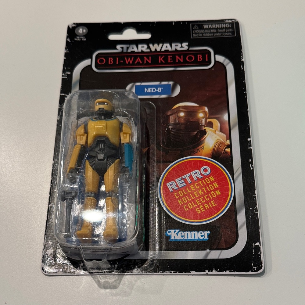 Hasbro Star Wars NED-B Retro Action Figure - Yellow, Blue & Black